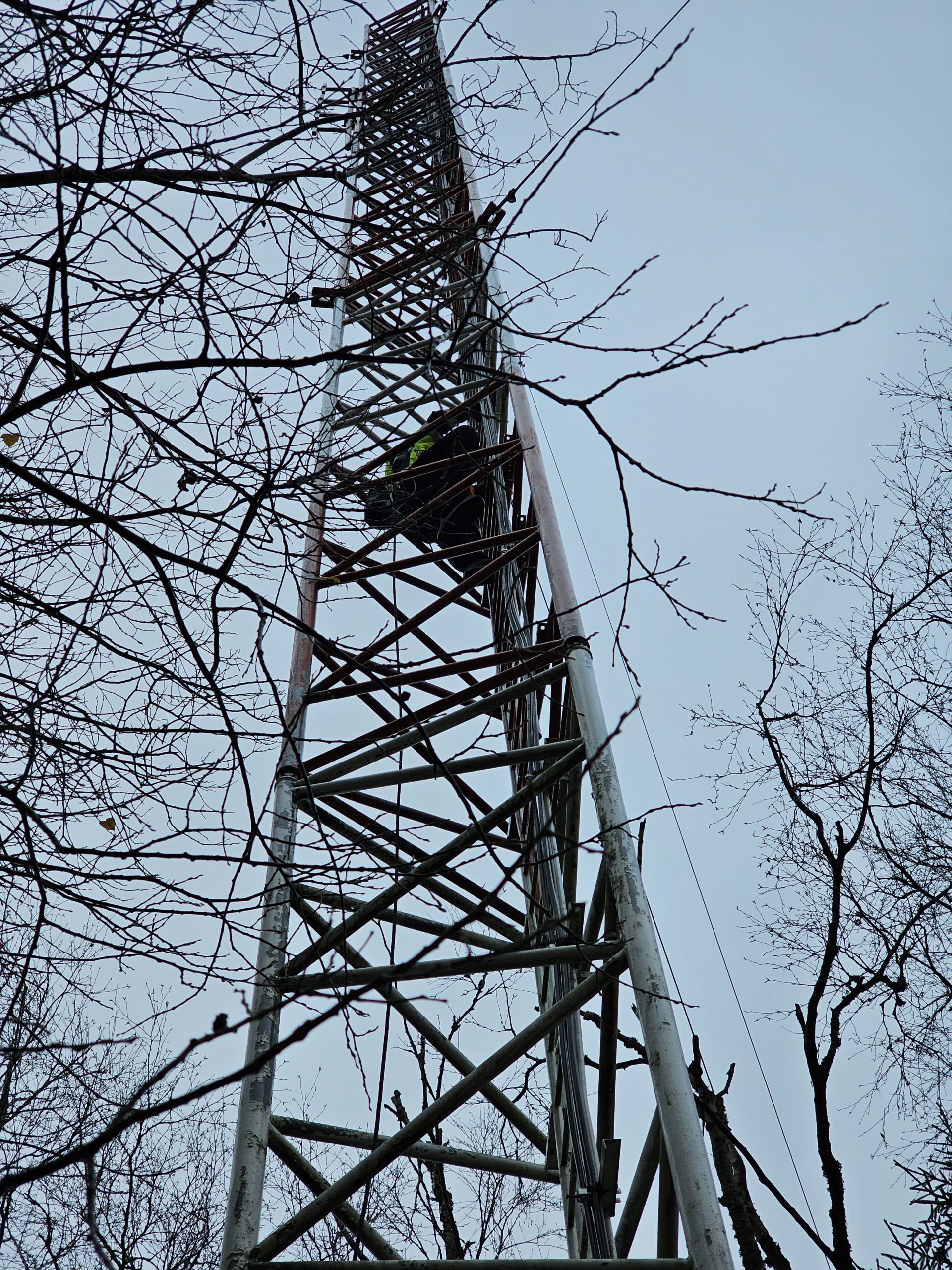 Kristoffer på väg upp