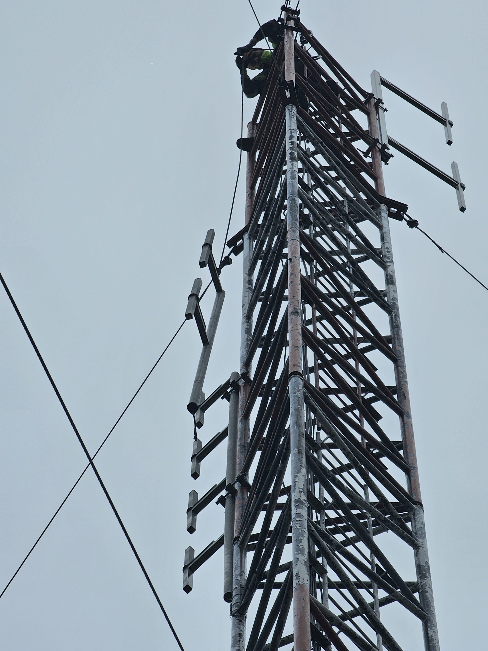 Upphissning av 2m-antenn