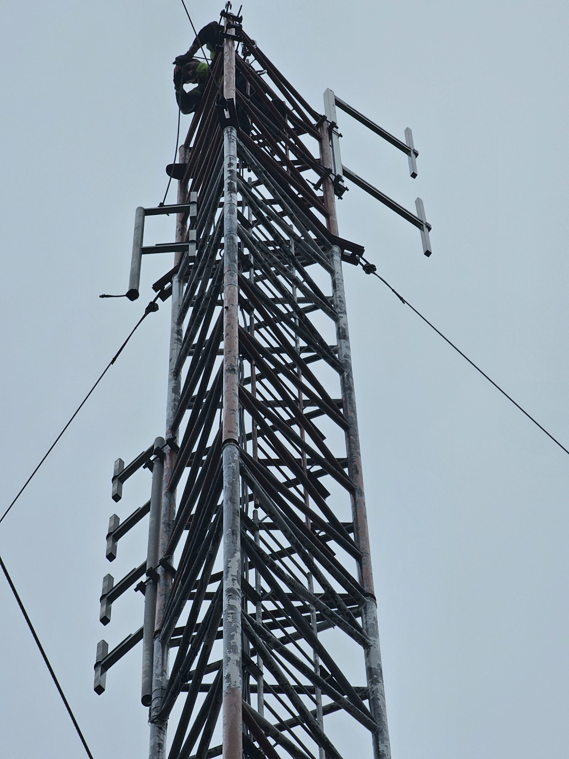 Upphissning av 2m-antenn